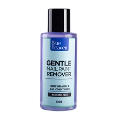 Blue Heaven Gentle Nail Paint Remover 125ml (pack of 2)